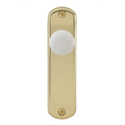 40000501-wardrobe-pull-on-plate-with-white-porcelain-knob-in-polish-brass