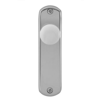 40000504-wardrobe-pull-on-plate-with-white-porcelain-knob-in-satin-nickel