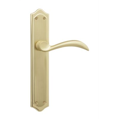 46000102-complete-lever-set-with-plate-model-alhambra-in-polish-matt-brass