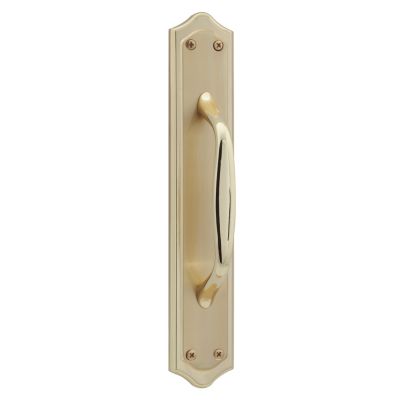 46000202-pull-handle-with-plate-model-alhambra-in-polish-matt-brass