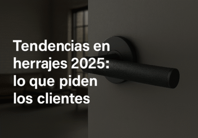 Tendencias en herrajes