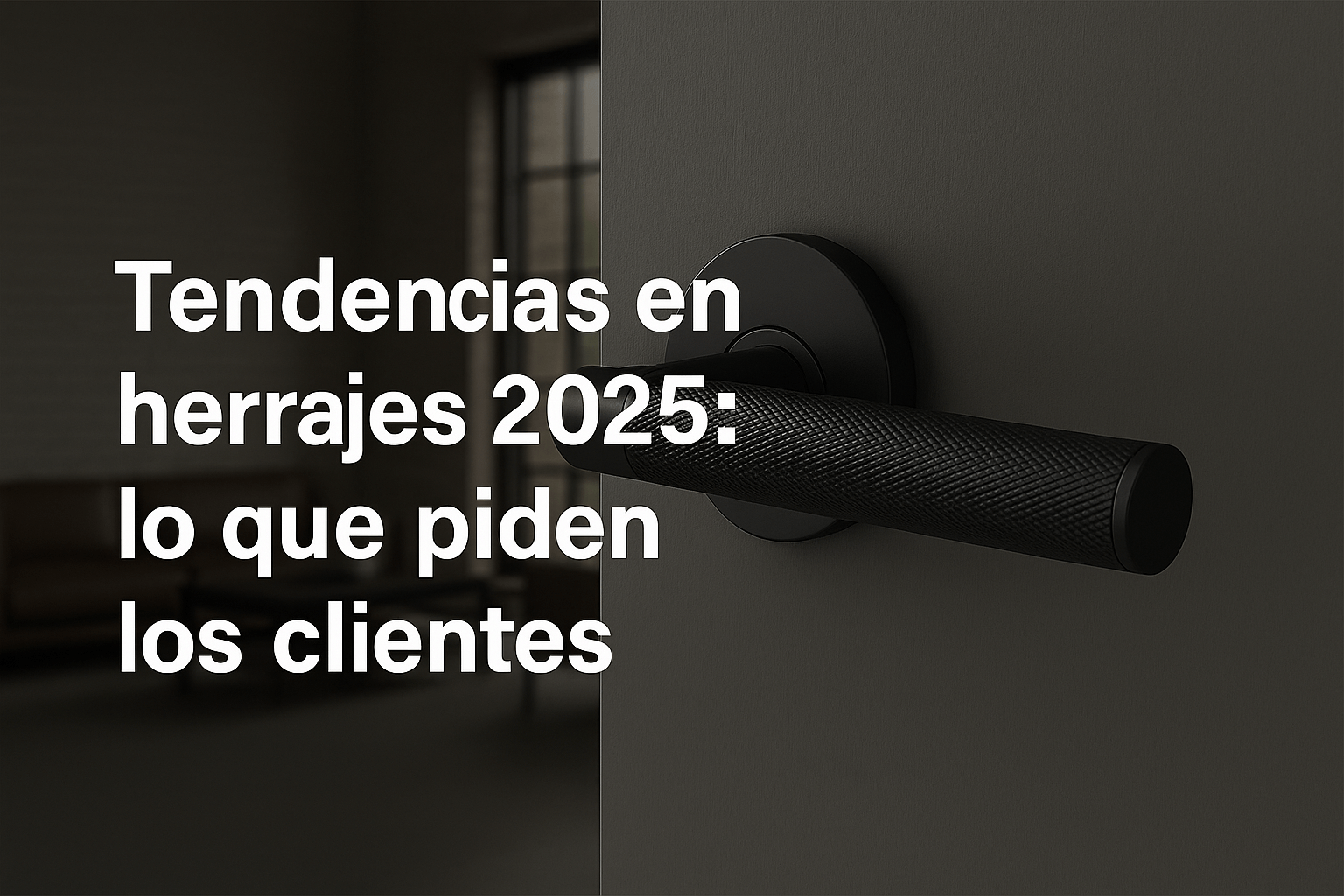 Tendencias en herrajes